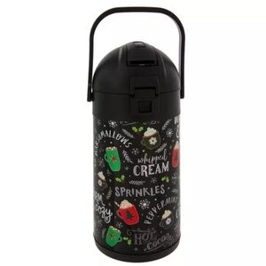 Hobby Lobby | “Warm & Cozy” Christmas Snowflake Air Pot/ Carafe/ Thermos- 84 oz.